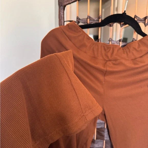 Chocolate Brown Skin-soft Lounge set - Picture 5 of 5